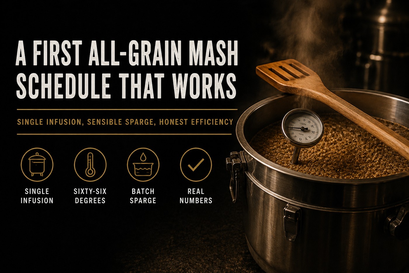 A first all-grain mash schedule that works