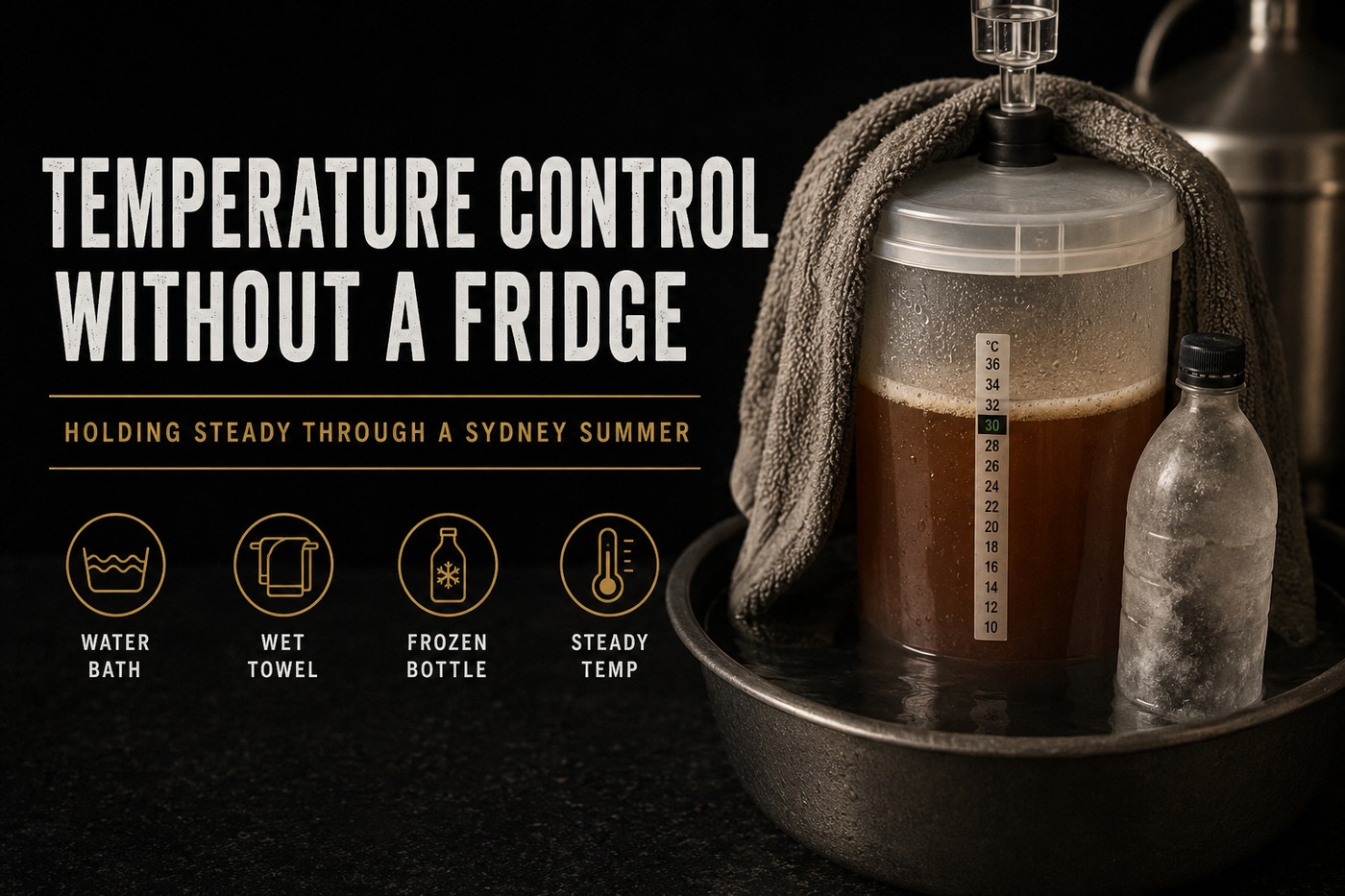 Temperature control without buying a fridge